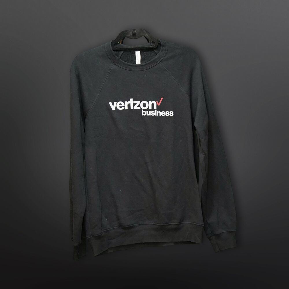 Bella+Canvas Black Crewneck Sweater - Men's Medium
